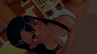 Hayase Nagatoro viste su bikini para divertirse en la cama (versión adulta) (hentai sin censura)